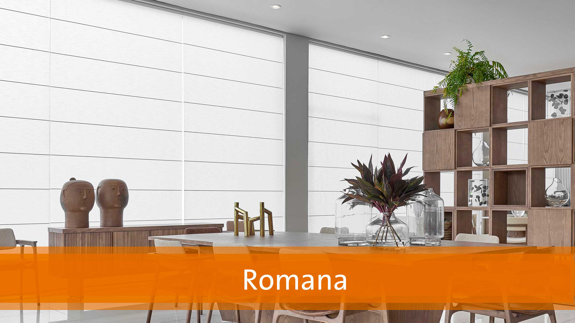 Cortinas em tecido em ambiente residencial