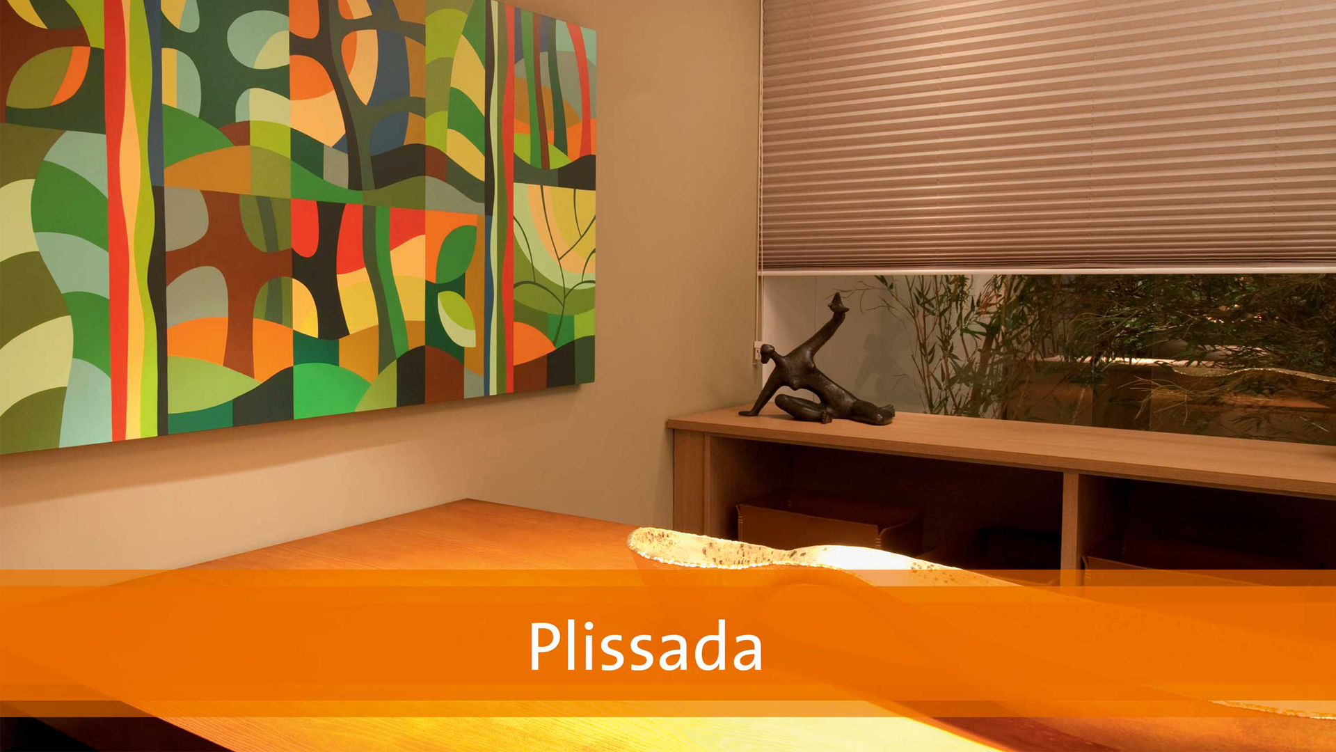 Cortinas em linho em ambiente integrado